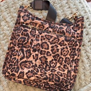 Leopard Print Crossbody Bag